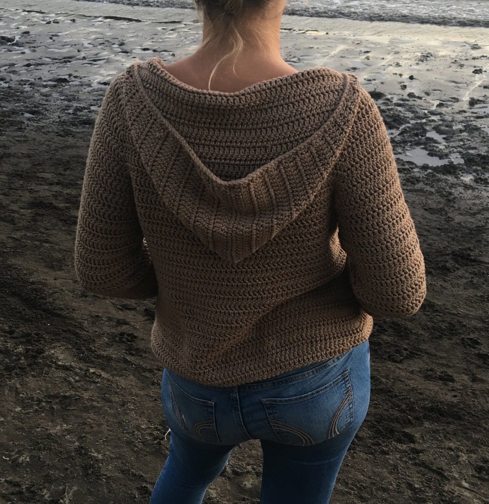 CROCHET PATTERN Aspen Hooded Sweater Sizes S3X Etsy