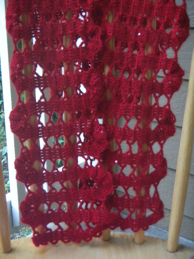 INSTANT DOWNLOAD PDF Bruges Lace Scarf Crochet Pattern - Etsy
