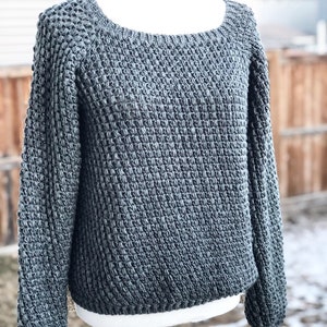 Crochet Pattern // the Cobblestone Raglan - Etsy