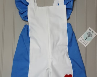 Alice in Wonderland costume - Halloween Costume - Birthday Romper - Girls costume