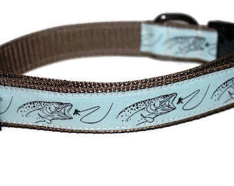 dog collars with fish design