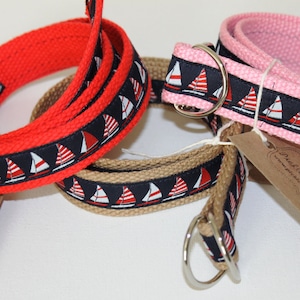 Preppy Sailboat Belts for Children-Multiple Webbing Colors