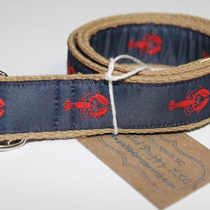 Preppy Lobster Belt for Children-Khaki Webbing image 5