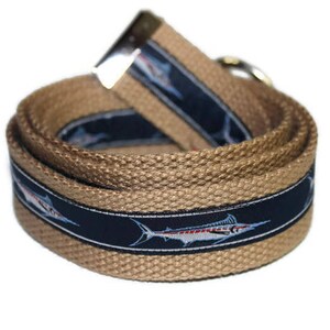 Adjustable Nautical Marlin Fishing Belt Teens/Adults image 2