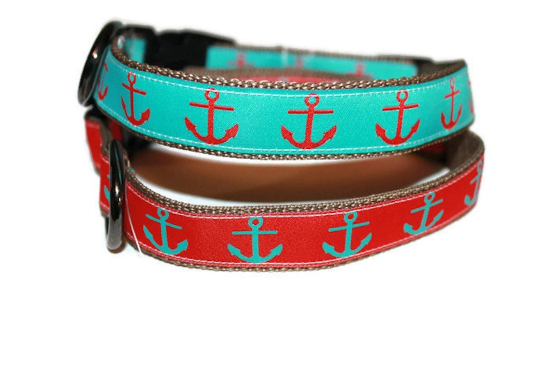 anchor dog collar