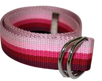Rhinestone pink Y2K adjustable belt striped 1.0) Y2K Scene Rhinestone Pink Black McBling Belt | Roblox  main image 3