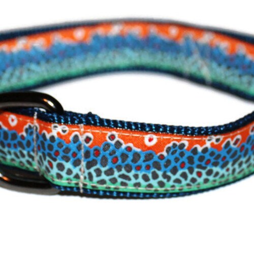 Trout Fish Dog Collar Etsy