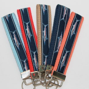 Preppy Marlin Key Chains/Wristlets