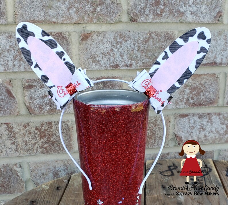 Cow Ears headband template SVG and printable PDF | Etsy