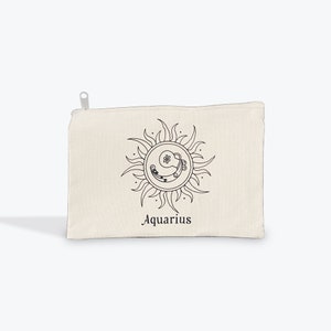 Aquarius |7.5x5 zipper bag ideal for traveling