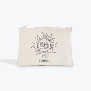 Gemini |7.5x5 zipper bag ideal for traveling