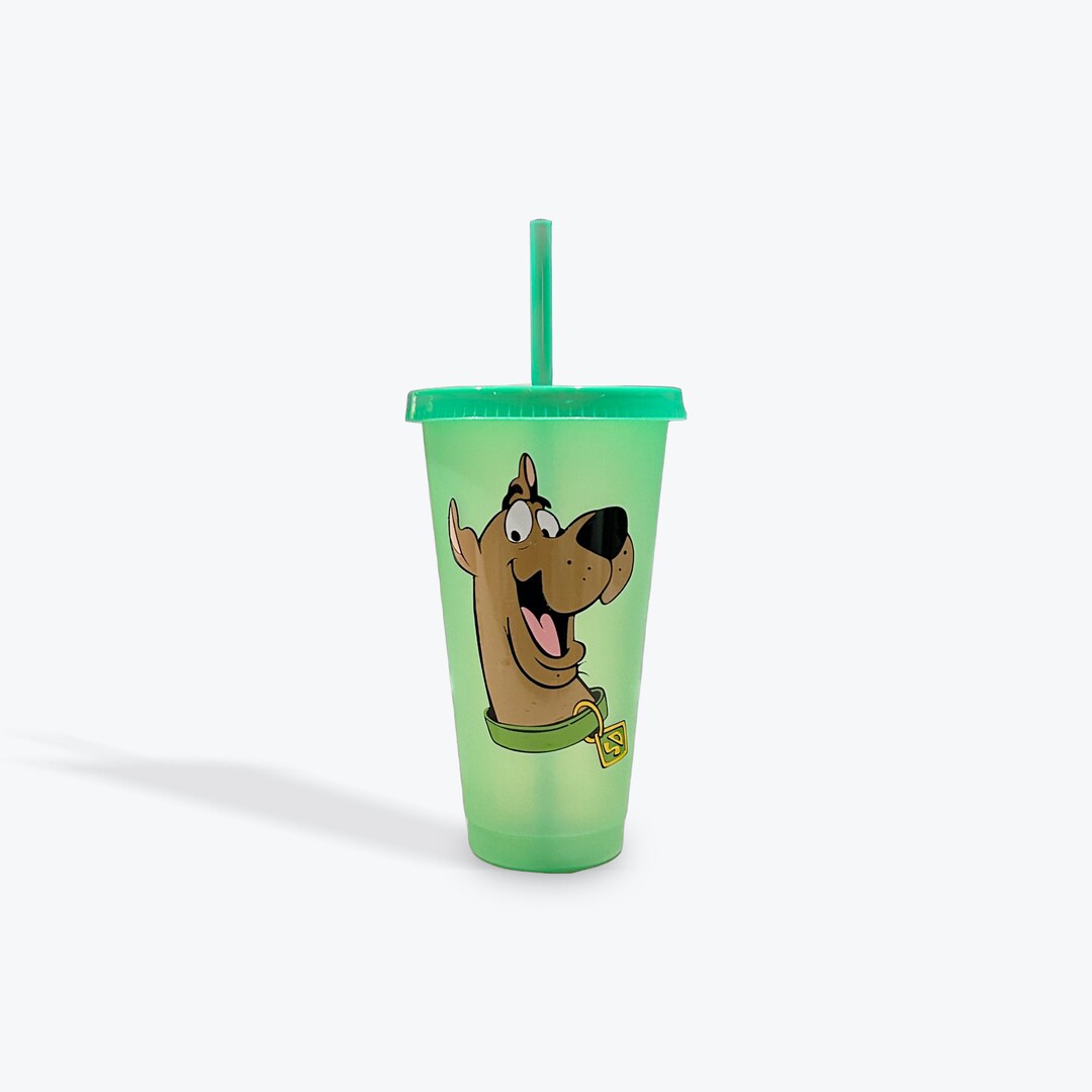 Scooby Doo / Green /reusable Color Changing Cold Cup Tumbler - Etsy