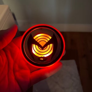 Scarlet witch  | Set of 2 custom design led light up car coasters| waterproof | light up drink holders