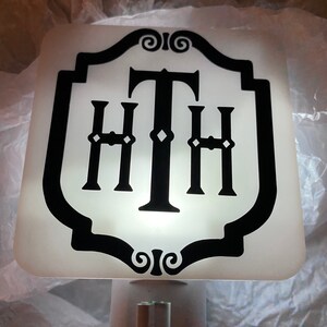Tower of Terror white  night light. Manual on/off light