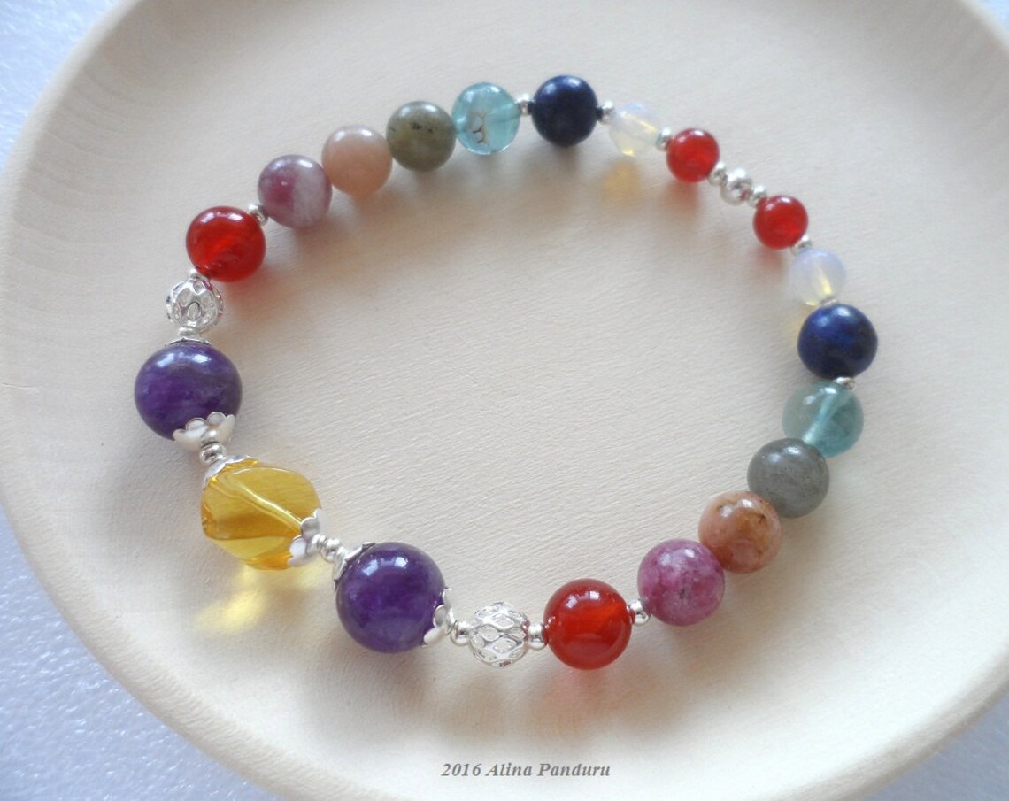 Menopause Relief Bracelet, Menopause Jewelry Healing Stone Bracelet