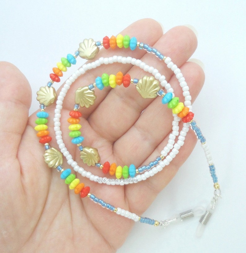 Little Girls Eyeglasses Chain, Kids Sunglasses Chain Beaded Eyeglasses