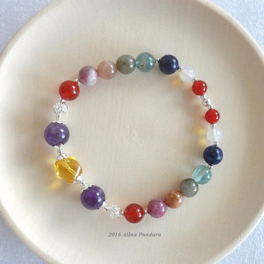 Menopause Relief Bracelet, Menopause Jewelry Healing Stone Bracelet