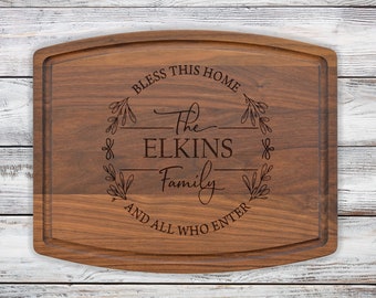 Personalized Engraved Cutting Board - Wedding, Anniversary, Housewarming, Birthday, Corporate Gift