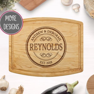 Personalized Cutting Board - Engraved Cutting Board, Custom Cutting Board, Wedding Gift, Housewarming Gift, Anniversary Gift, Birthday Gift