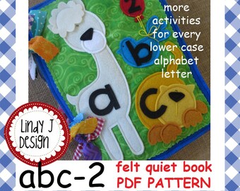 alphabet quiet book etsy