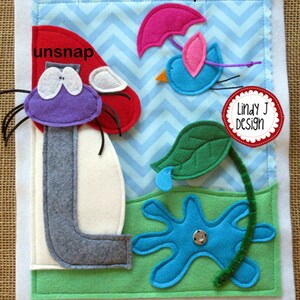 Itsy Bitsy SPIDER Felt Quiet Book PDF Pattern ACTIVITY Book ...