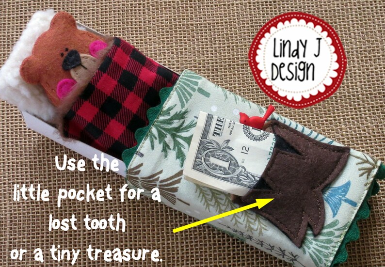 BEAR in a MATCHBOX Felt Softie PDF Pattern Matchbox Playset Etsy