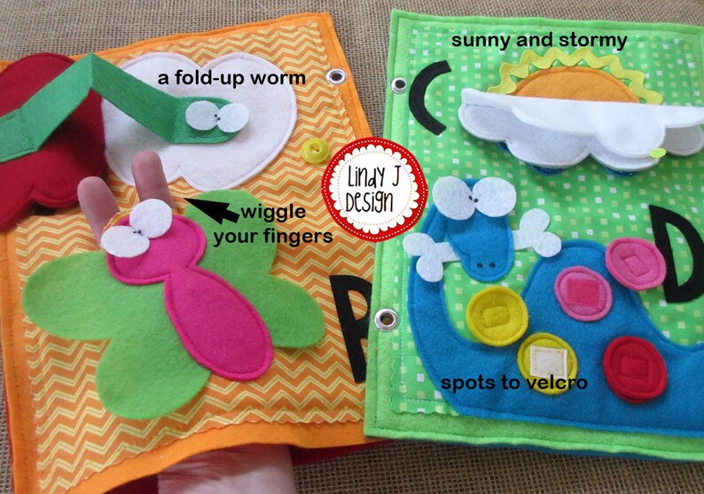 abc felt quiet book pdf pattern etsy