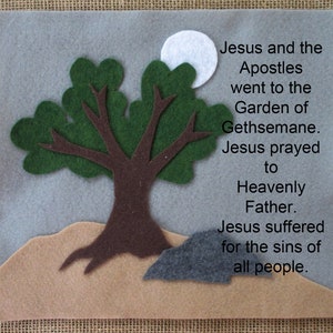 The First EASTER Bible Story Flannel Board Pdf FELT Easter Felt Board ...