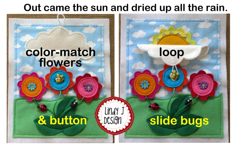 Itsy Bitsy SPIDER Felt Quiet Book PDF Pattern ACTIVITY Book - Etsy