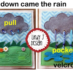 Itsy Bitsy SPIDER Felt Quiet Book PDF Pattern ACTIVITY Book ...