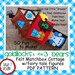 FAIRY TALE MATCHBOX Cottage #2 Goldilocks and the 3 Bears Felt Playset pdf Pattern 