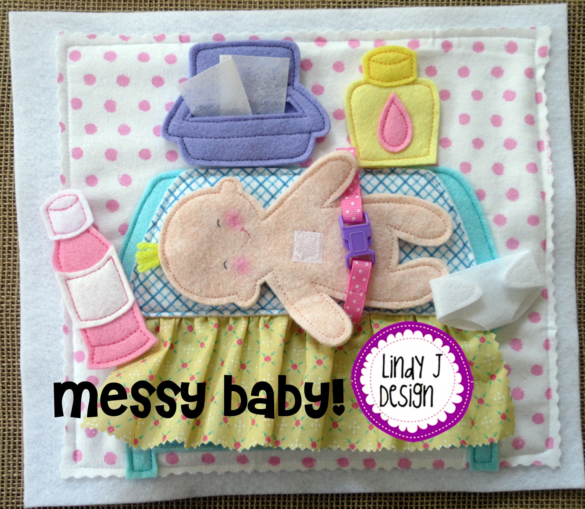 Hello BABY Felt Quiet Book .PDF Pattern Baby ACTIVITY Book Etsy Canada