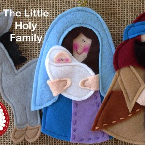 Felt NATIVITY PLAYSET or ORNAMENTS for Children .pdf Pattern - Etsy