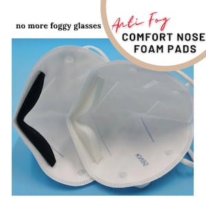 Anti-Fog Mask Nose Pads: Self-Adhesive Memory Foam Strips