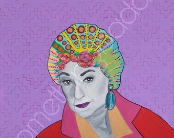 Bea Arthur Painting