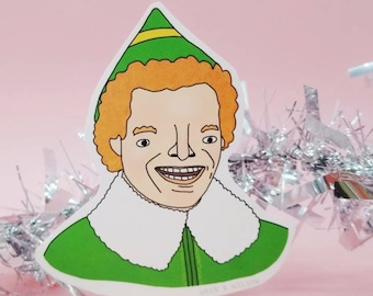 Buddy the Elf Sticker | Gloss Paper Christmas Sticker