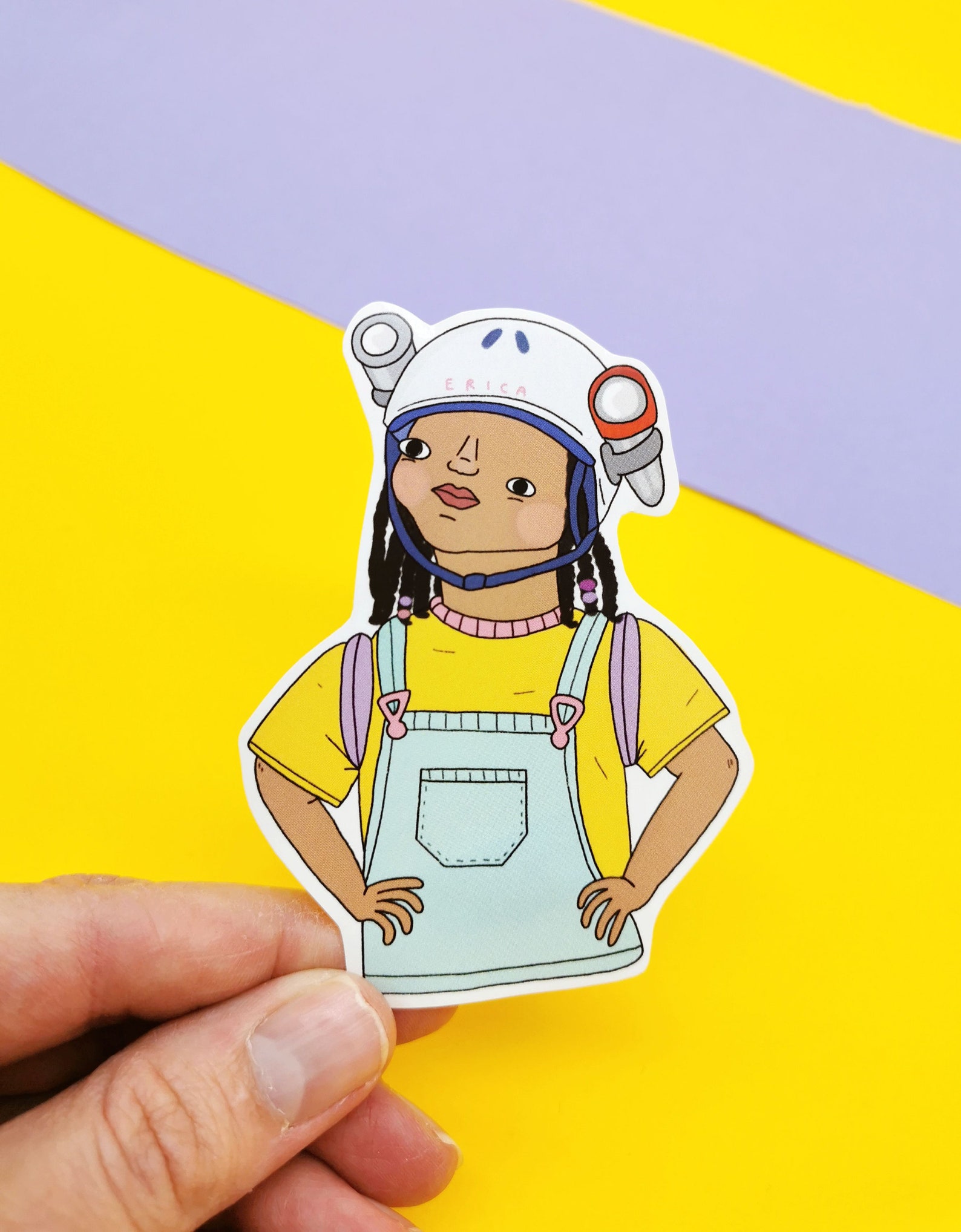 Erica Stranger Things sticker // Scoops Ahoy // Pop culture Etsy
