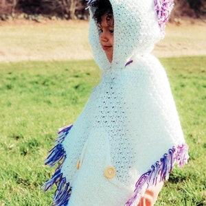 Mousse Multi Unicorn Print Poncho main image 1