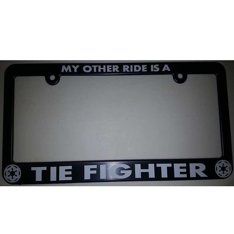 star wars license plate frame