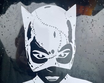 Michelle Pfeiffer Catwoman Silhouette Decal: Car, Truck, Locker