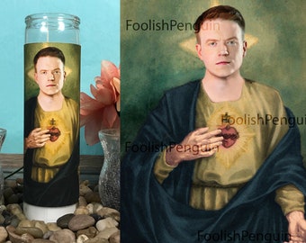 Saint Brennan Lee Mulligan D&D Muse Prayer Candle