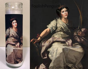 Saint Princess Leia Organa Devotional Prayer Candle