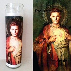 Saint Dean Winchester Devotional Prayer Candle