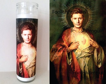 Dean Winchester Devotional Prayer Candle