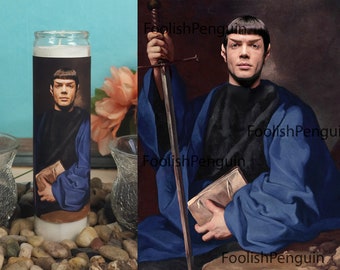 Saint Spock Devotional Prayer Candle 3.0