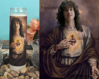 Saint Eddie Munson Devotional Prayer Candle