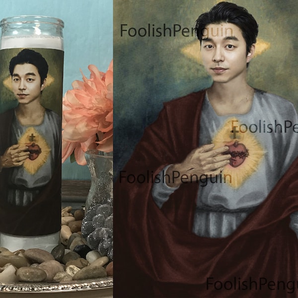 Saint Gong Yoo Devotional Prayer Candle