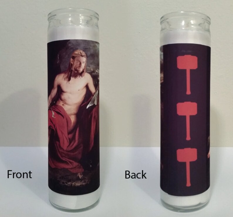 Thor Devotional Prayer Candle Etsy