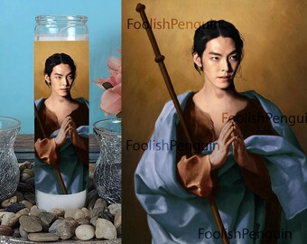 Kim Woo Bin Devotional Prayer Candle