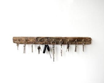 Driftwood Key Hanger - Key Rack - Jewellery Organiser - Wood Key Holder - Recycled Wood